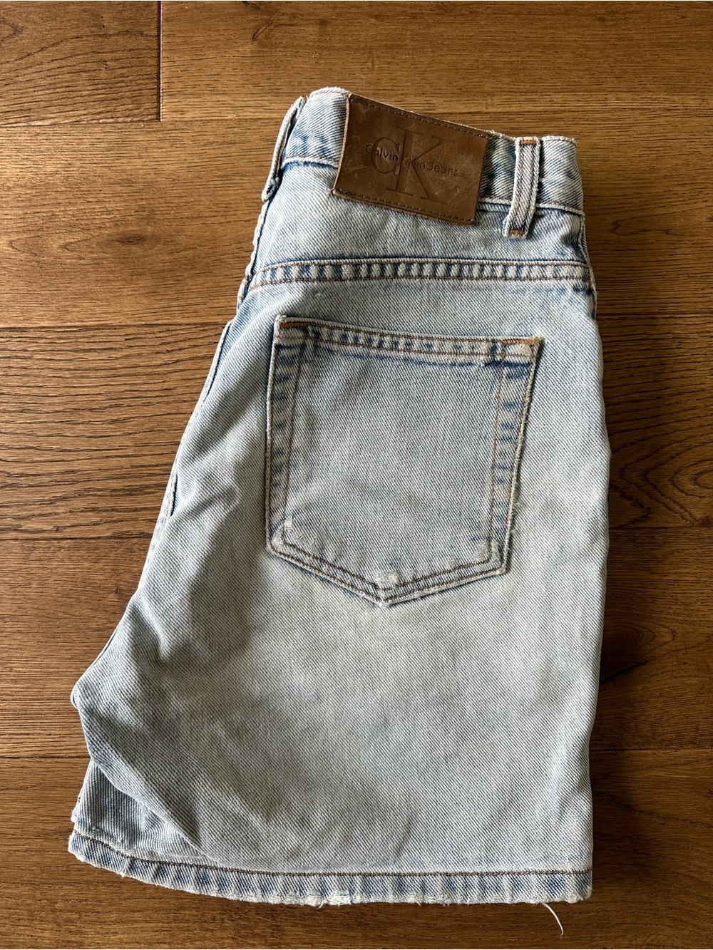 Vintage Calvin Klein High Waisted Denim Shorts 100% Cotton Sz 6